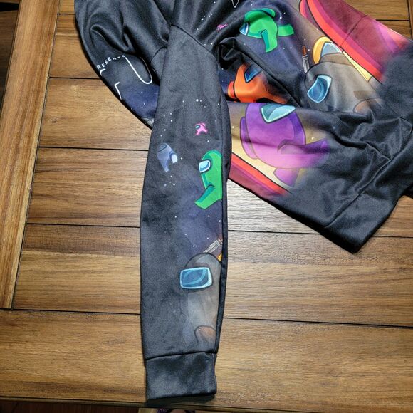 Innersloth Presents: Among Us LS Pullover Black Hoodie - Size Youth XL - Picture 5 of 7